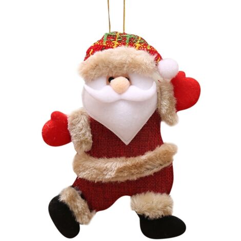 Dekoratives Plüschtier für den Weihnachtsbaum – Hängender, puppenförmiger Schmuck