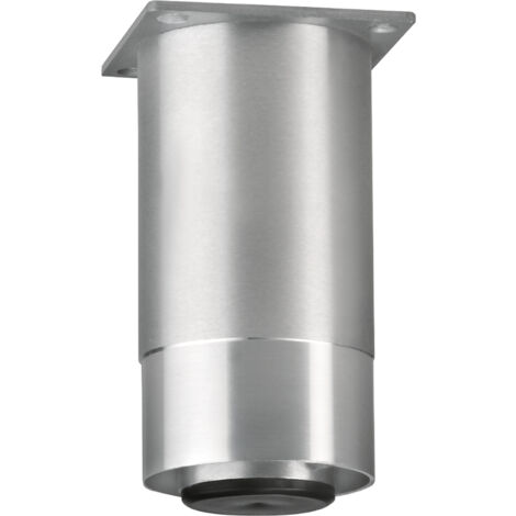 Dekorfuß Fuß ø 60 mm, Länge 120 mm, Aluminium matt geschliffen/glanz