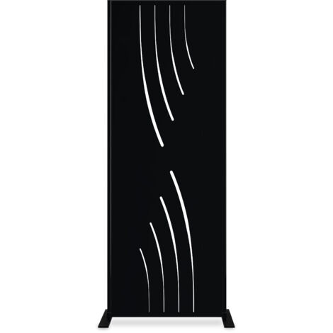 Dekorplatte VELETA schwarz H.160cm Vollmuster