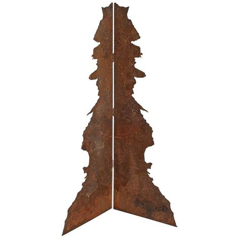 Dekosäule Rostsäule Ecksäule Gartendeko Edelrost Säule Rost Dekoration Deko 113 cm