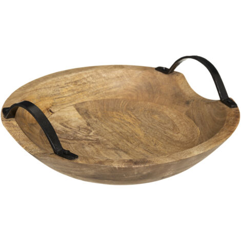 Dekoschale aus Mangoholz, Ø 30 cm