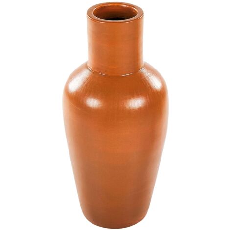 Dekovase KARFI Keramik 37 cm Orange