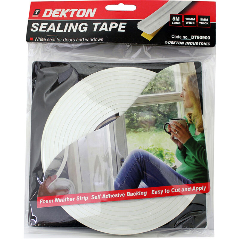 Dekton - white excluding draught tape