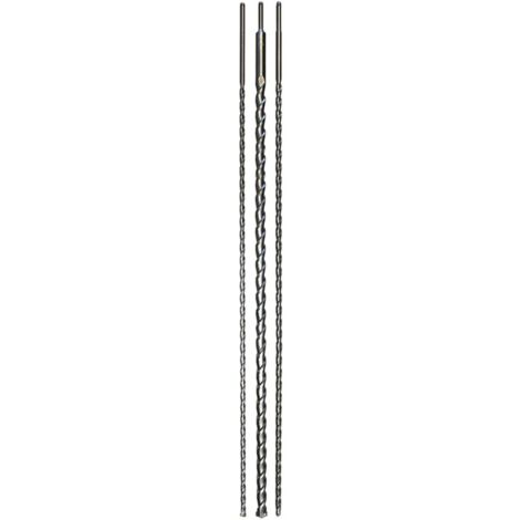 Dekton 3 SDS Plus Hammer Drill Bits 12mm 16mm 24mm X 1000mm