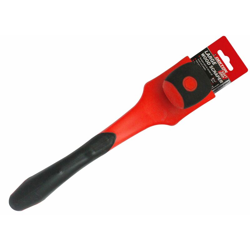 Dekton - 4 Edge Wood Paint Stripper Razor Scraper Tool Soft Grip