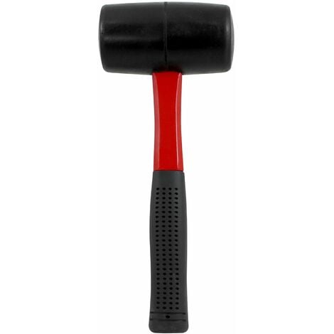 Dekton 32oz Rubber Hammer Mallet Fibreglass Shaft With Grip Handle DIY Camping