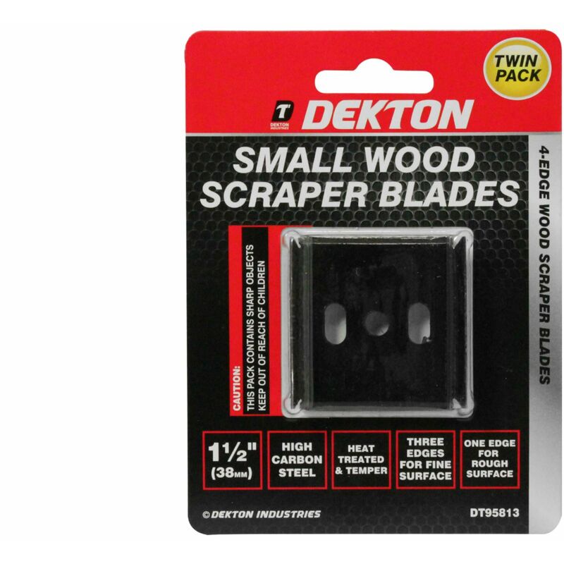 4 Sided Wood Scraper Blade 38mm For Scraper - Dekton