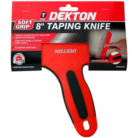 Dekton 8" Stainless Steel Taping Knife Spatula Scraper Filling Drywall Plastering