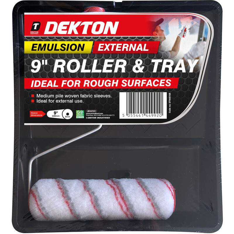 Dekton - DT95875B 9'' roller and tray emulsion masonry id