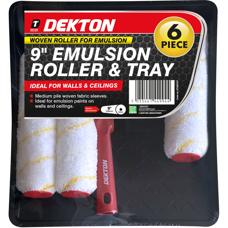 Dekton - DT95875C 9'' roller and tray multipack 4 sleeves