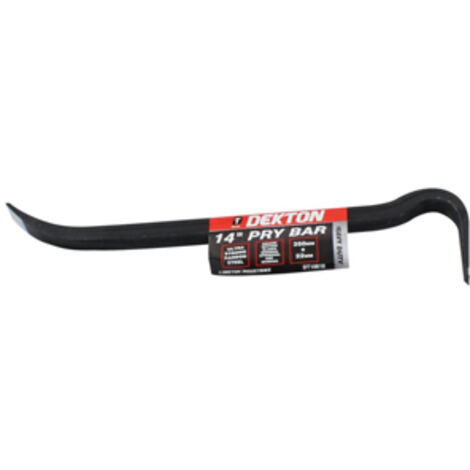 Dekton Bent Nose Pry Crow Lever Bar Wrecking Puller Pulling Tool 14"