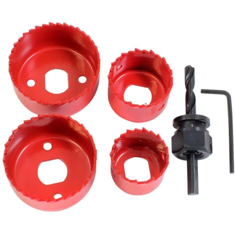 DEKTON DT45805 6 Piece Holesaw Kit Includes Allen Key & Arbo