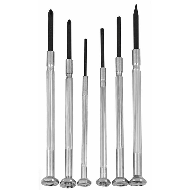 DT65210 6 Piece Precision Screwdriver Set With Handy Storage Case - Dekton