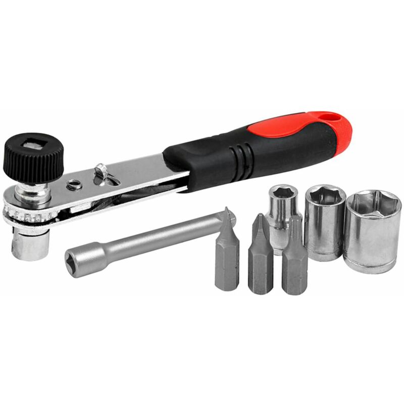 DT65233 22pc 2 way Ratchet Wrench, Bit & Socket Set - Dekton