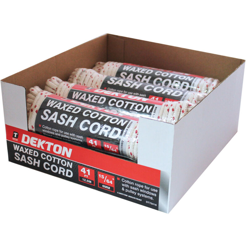 Waxed cotton sash cord - Dekton