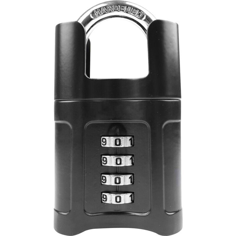 Dekton - 3 Digit Zinc Alloy Combination Security Padlock Safe Luggage Locker Lock