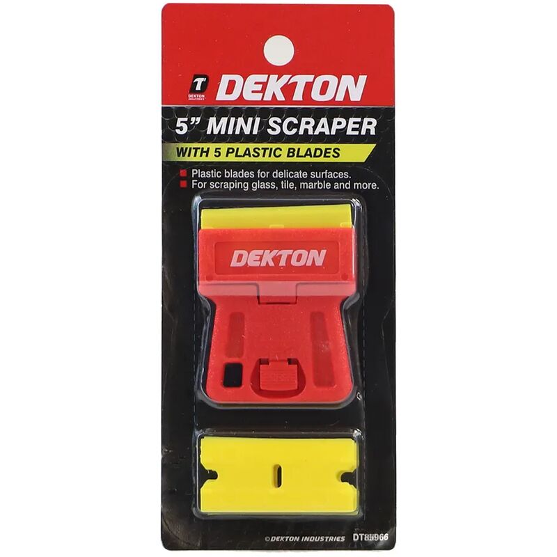 Dekton - DT85966 mini scraper with 5 plastic blades