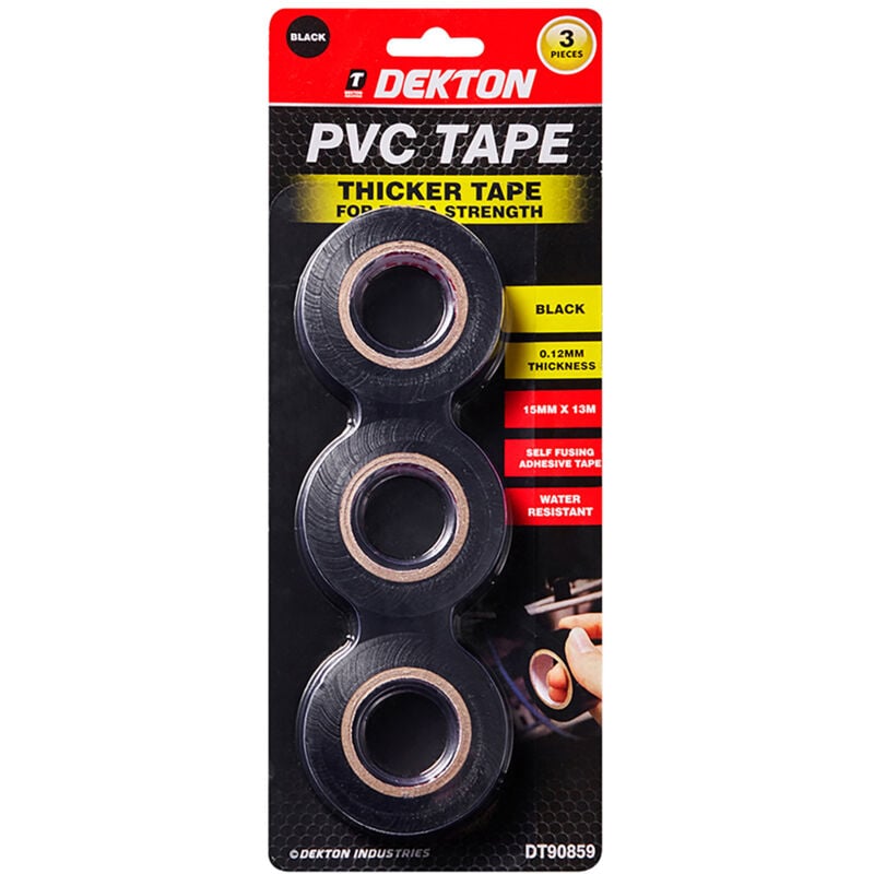 3PC pvc 13M tape (black) - Dekton