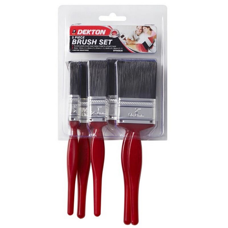 DT95830 Paint Brush Set 5 Pc - Dekton