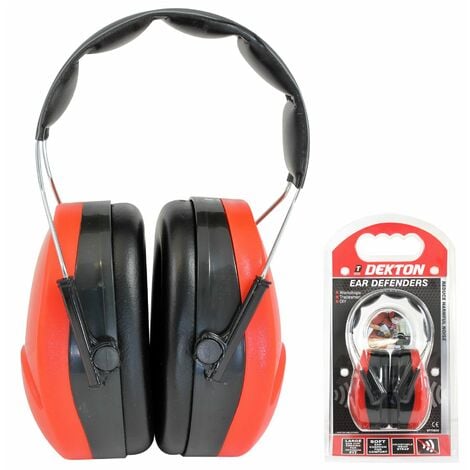 Dekton Ear Defenders Earmuffs Protectors Headband Industrial Work Shooting