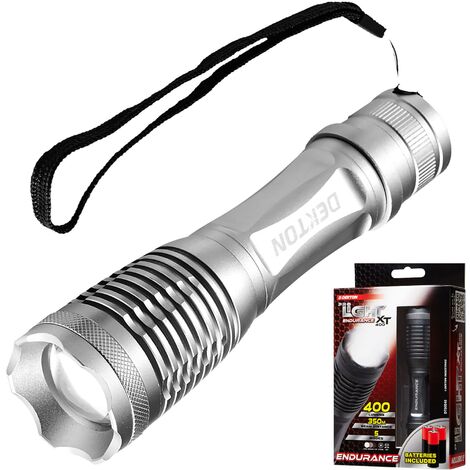 Dekton Endurance XT 400 COB LED Torch 400 Lumens 350M Flashlight With Batteries
