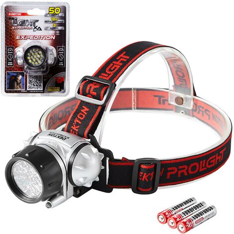 Dekton Expedition XA 50 COB LED Torch 50 Lumens 10M Headtorch With Batteries