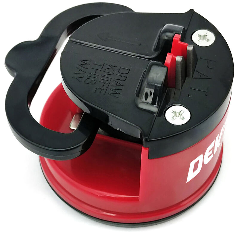 Knife sharpener with suction cup base - Dekton