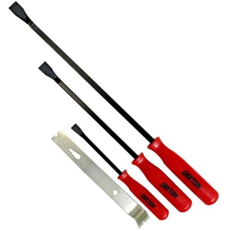 Dekton Pry Bar Set 4pc Gorilla Wrecking Bar Pry Bar Crowbar DT10830