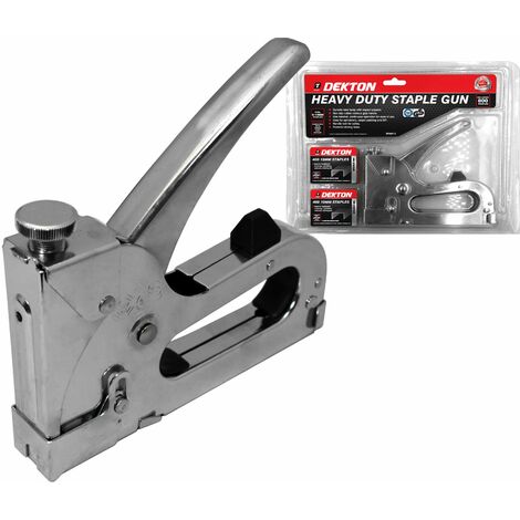 Dekton Staple Gun Heavy Duty Tacker with 800 Staples Upholstery Stapler