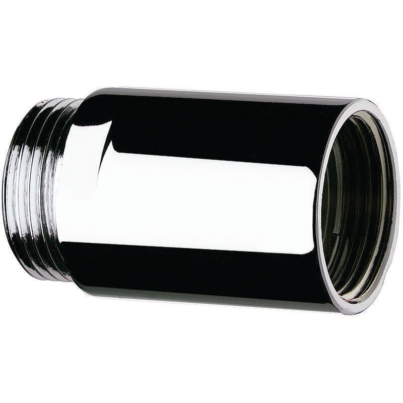 Rallonge chromée - mâle / femelle 15 x 21 - longueur 25 mm - diamètre 24 mm Delabie 822215