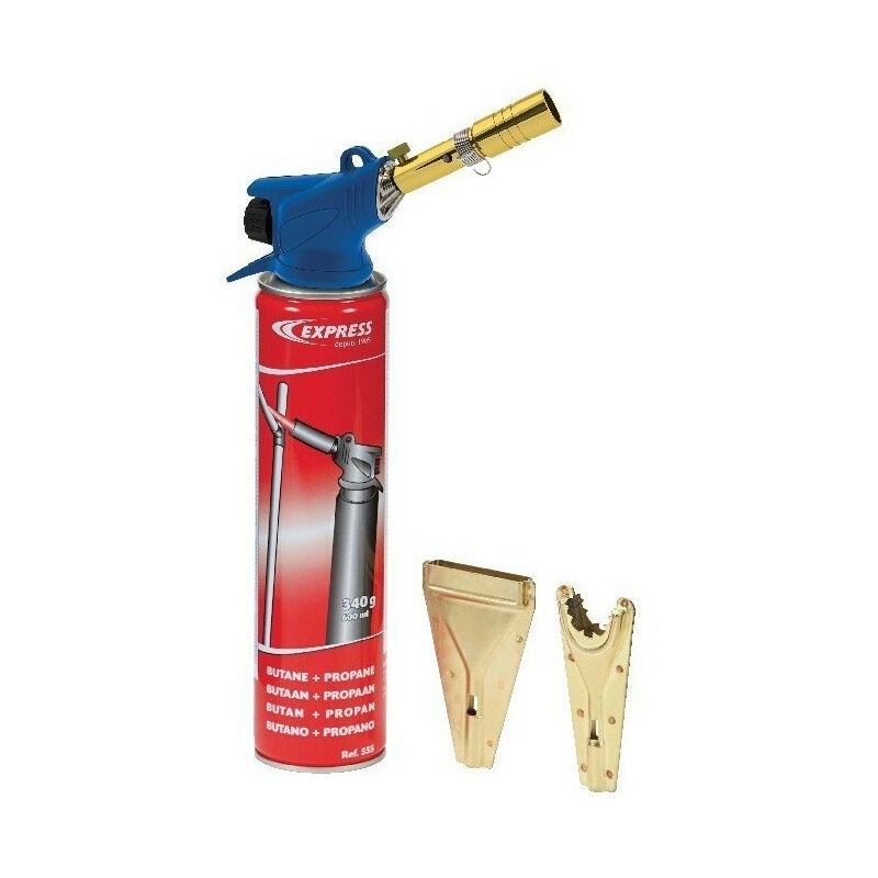 

Guilbert Express - Lámpara de soldadura multifunción con 2 lanzas de gas butano + propano Lamp' Express