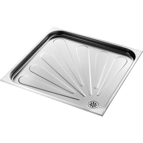 Delabie Brausetasse 800x800 Höhe 60 mm Edelstahl 1.4301 satiniert