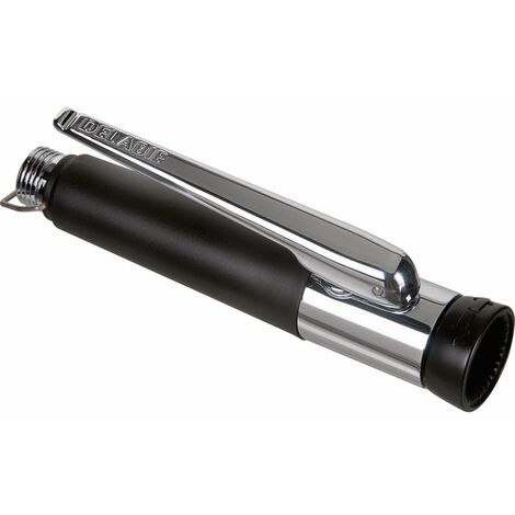 Delabie – Douchette pour robinet noir en laiton massif chromé – Jet pluie et concentré – Embout anti-choc et diffuseur antitartre