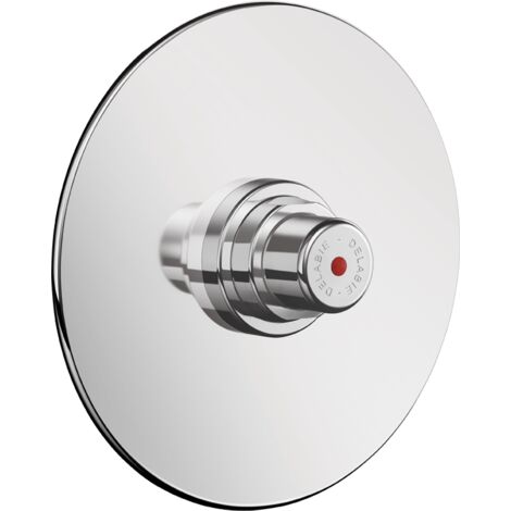Delabie DU-Selbstschl.Vent.TEMPOSTOP G1/2 UP 30Sek,m.Ros.Edst.D130mm