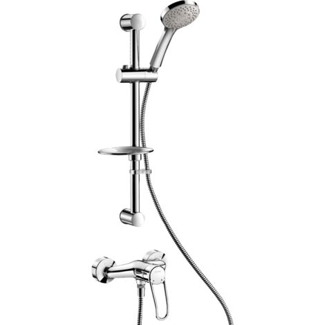 Delabie Duschsystem mit EHM 2539EP, S-Anschlüsse STOP/CHECK