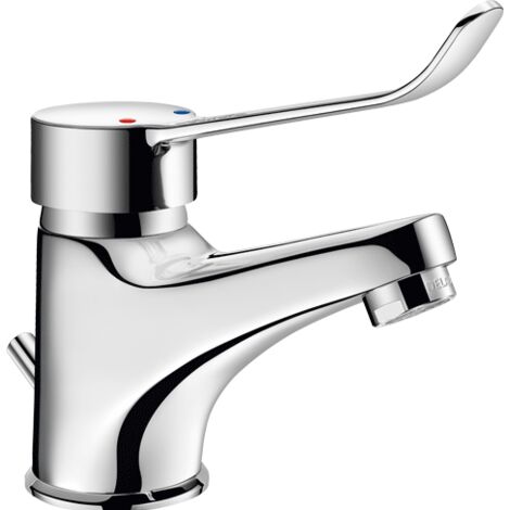 Delabie EHM für WT H60mm, Zugstangenablaufgarnitur, Hygienehebel
