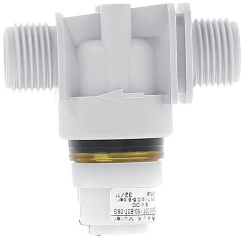 Delabie – Electrovanne gaz 6V M 1/2' – Raccord fileté – Pression 0-10 bar – Pour robinets électroniques – Référence 495615 - MM15x21