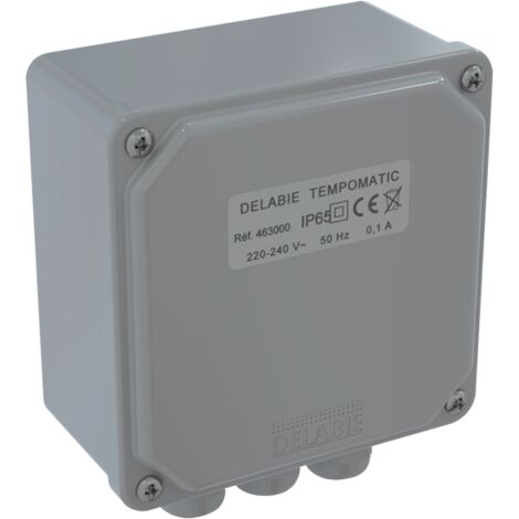 Delabie Elektronik-Box Multifunkt. 230/12V f. TEMPOMATIC WC m. Trafo