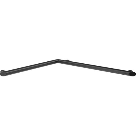 Delabie Handlauf 2-Wände Be-Line D35 695x695 Aluminium matt schwarz