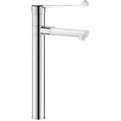Delabie - Mitigeur mécanique d'évier à bec déclipsable BIOCLIP H.300 mm + 1 bec jetable