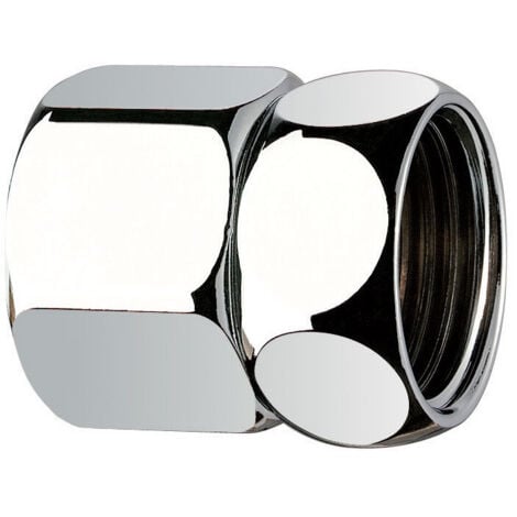 Raccord fou à écrou prisonnier Delabie 820015.2P FF1/2" laiton chromé