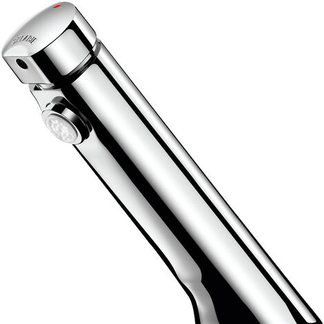Delabie – Robinet de lave-mains temporisé – Finition laiton chromé – Débit ajustable 1,5 à 6 l/min – Hauteur sous bec 2,5cm pour PMR
