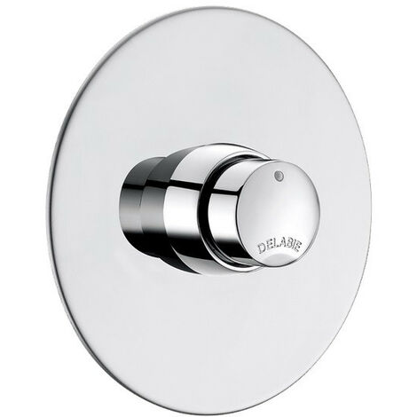 Delabie - Robinet d'urinoir M1/2 encastré temporisé 3sec + rosace - TEMPOSOFT 2