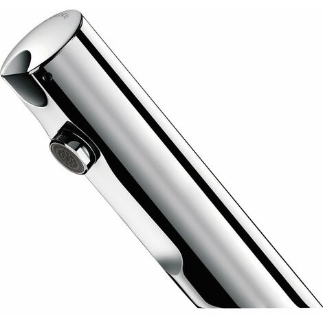 Delabie – Robinet électronique de lavabo temporisé – Détecteur infrarouge – Rinçage périodique – Électrovanne antistagnation – Hauteur 75 mm