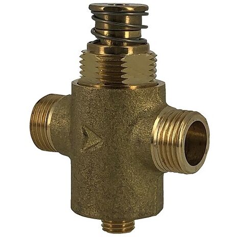 Delabie – Robinet temporisé M 1/2" pour robinetterie encastrée – Déclenchement souple – Durée d'écoulement 15s – Sortie M 15x21 – Installation murale