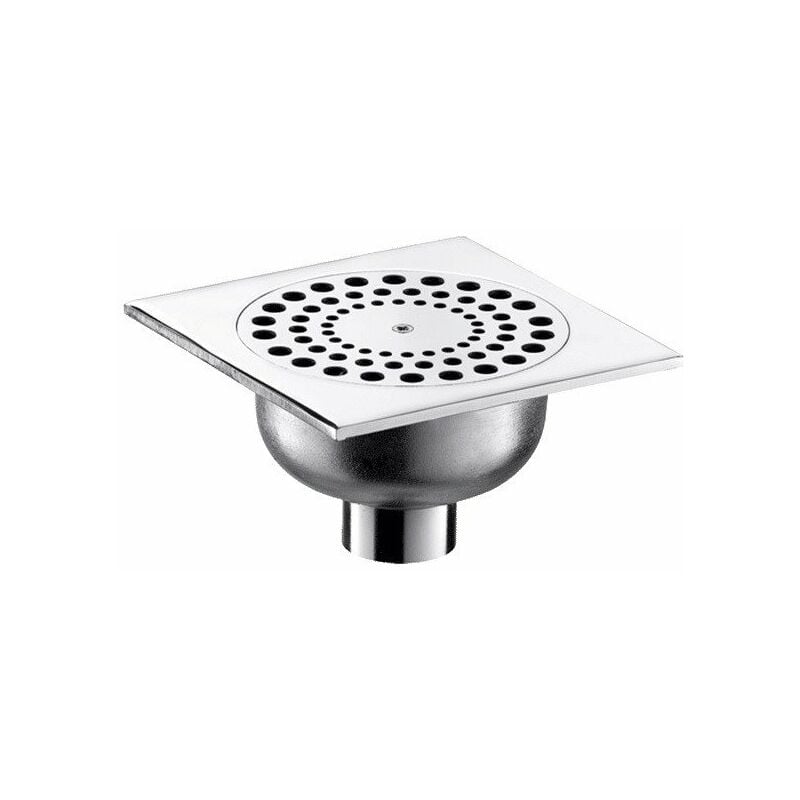 

Delabie - Sifón de suelo de platina 140x140 salida vertical Ø40