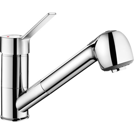 Delabie SPT-EHM, EP, Bec de lavage pivotant, H105mm, Douchette extractible, Commande.