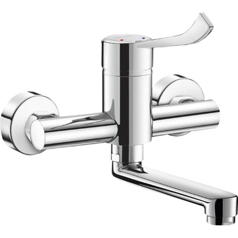 Delabie SPT-EHM W.-Mont. Securitouch Bec de canard pivotant L.150, levier H, standard