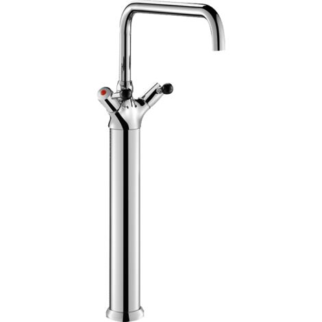 Delabie Stand MBatt. 1-Lochbrg. 100l/min,Schwenkausl.D22 L300 H650mm