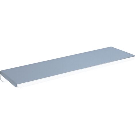 Delabie Support mural 120x450mm en acier inoxydable poli brillant